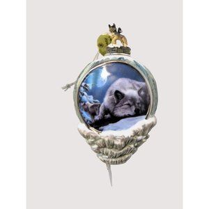 Call of the Wilderness Ornament Moonlit Phantom by Kevin Daniel 2000 Bradford